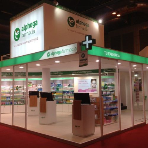 Alphega booth design Infarma Madrid 2014